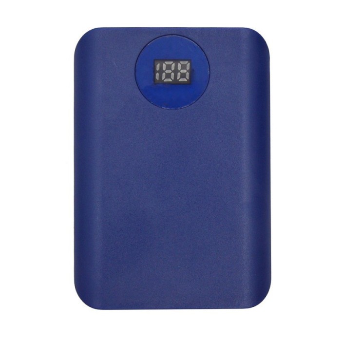 Baterie externa powerbank elSales ELS-PB0012, capacitate 2600 mAh, afisaj LED, albastru
