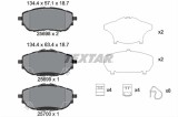 Set placute frana TEXTAR 2569801