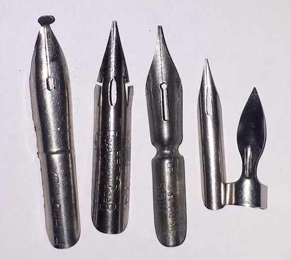 DB - Lot 5 penite vechi pentru toc / Cu macaje: FLAMURA ROSIE SIBIU &amp; FLARO-INOX s.a. / Stare!