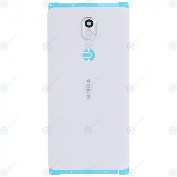 Capac baterie Nokia 7 alb mat foto