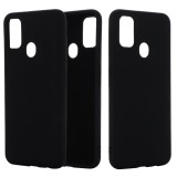 Husa protectie compatibila cu Huawei P Smart 2020 Liquid Silicone Case Negru, Flippy