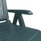 Sezlong, verde, plastic - 6