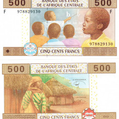 Statele Africii Centrale 500 Franci (Guineea Ecuatoriala) 2002 P-506F UNC