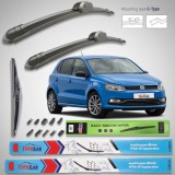 Cumpara ieftin Ștergătoare Volkswagen Polo 6R1/6C1 5 Uși (2009&ndash;2017) Flat | Set Complet &ndash; TeamCar&reg;
