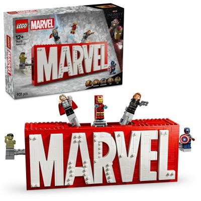 LEGO SUPER HEROES SIGLA SI MINIFIGURINE MARVEL 76313 foto