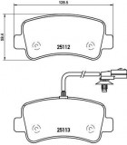 Set placute frana Punte spate Nissan Interstar 2021-; NV400 2011-2021; Opel Movano 2010-2020; Renault Master 2010-2024; SRLine Polonia