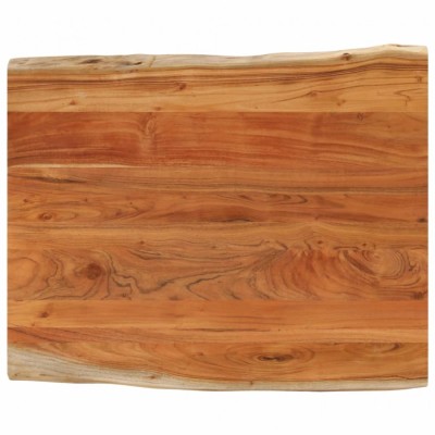 vidaXL Blat masă 100x80x3,8 cm dreptunghiular lemn acacia margine vie 370652 foto