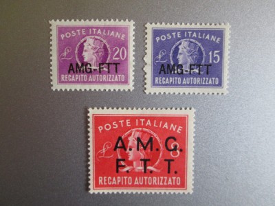 ITALIA TRIEST SERIE MNH/MH=109 foto