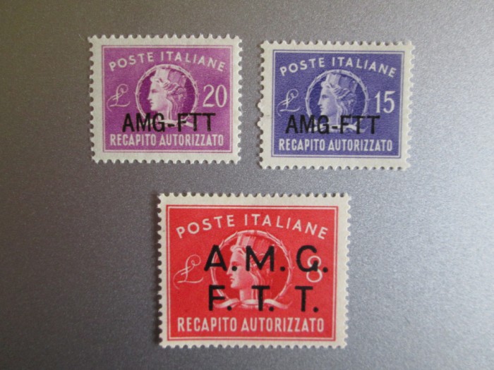 ITALIA TRIEST SERIE MNH/MH=109