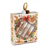 Set cadou Craciun 4 balsamuri, 1 scrub buze II cm 12,5 x 4 x 17 H