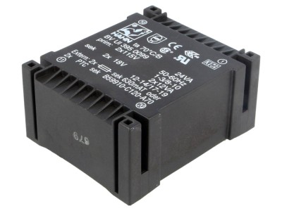 Transformator &amp;icirc;ncapsulat 24VA 18V 666mA foto