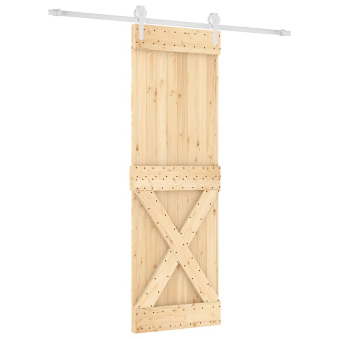 Usa glisanta cu set de feronerie 70x210 cm, lemn masiv de pin