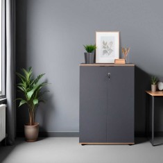 Biblioteca Adore Rio, 2 usi cu cheie, 3 rafturi, 72 x 109 x 34 cm