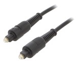 Cablu Toslink 1m Negru 5mm