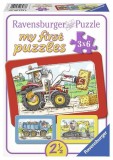 Puzzle Excavator, Tractor Si Basculanta, 3X6 Piese, Ravensburger