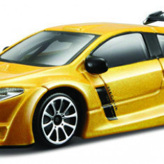 Macheta Masinuta Bburago Street Fire 1:43 Renault Megane Galben Metalizat,