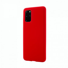 Husa de protectie Vetter pentru Samsung Galaxy S20+, Clip-On Soft Touch Silk Series, Red, Resigilat