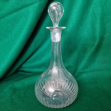 Cumpara ieftin CARAFA, DECANTOR DE CRISTAL TAIAT MANUAL - BACCARAT - FRANTA - anii 1870