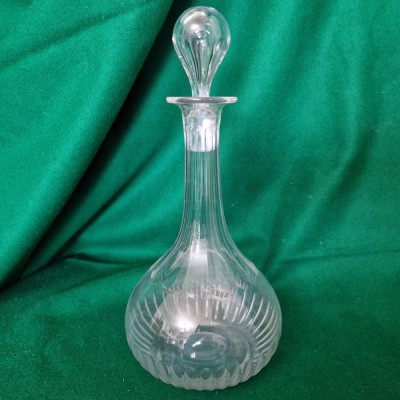 CARAFA, DECANTOR DE CRISTAL TAIAT MANUAL - BACCARAT - FRANTA - anii 1870 foto