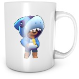 Cana alba personalizata &quot;Brawl Stars Leon&quot;, INOVATIX&reg;. 330ml, Oem