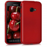 Husa pentru Samsung Galaxy Xcover 4, Silicon, Rosu, 42413.51, Carcasa