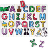 Puzzle lemn Alfabet Melissa and Doug 3272, Melissa &amp; Doug