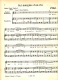AS - PARTITURA - SUL MARGINE D&#039;UN RIO - M.CHIESA, PENTRU PIAN