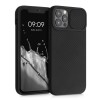 Husa pentru iPhone 12 / iPhone 12 Pro, Silicon, Negru, 55098.01, Carcasa, Kwmobile