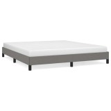 Cumpara ieftin Cadru de pat fara saltea, gri inchis, 180x200 cm, textil