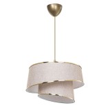 Cumpara ieftin Plafoniera PWL-1127 &Aring;27 bej-maro-auriu D32x31cm