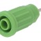 Soclu Banană Verde 4mm 24A 1kV