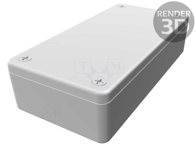 Carcasă universală ABS gri IP54 foto