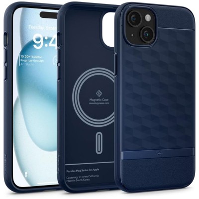 Spigen - Caseology Parallax MagSafe - iPhone 15 - Midnight Blue foto