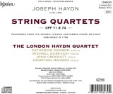 Haydn: String Quartets Opp 71 &amp; 74 | The London Haydn Quartet