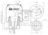 FEBI BILSTEIN 38667 Burduf, suspensie pneumatica