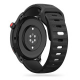 Curea Tech-Protect Iconband Line pentru Samsung Galaxy Watch 4/5/5 Pro/6 Negru, Silicon