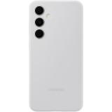 Husă Silicon Samsung Galaxy S24 FE, Gri Deschis, Blister EF-PS721CJEGWW