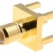 Conector SMB soclu THT 50&Omega; aurit