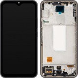 Display cu Touchscreen MP compatibil cu Samsung Galaxy A34 A346, cu Rama, Versiune OLED, Negru