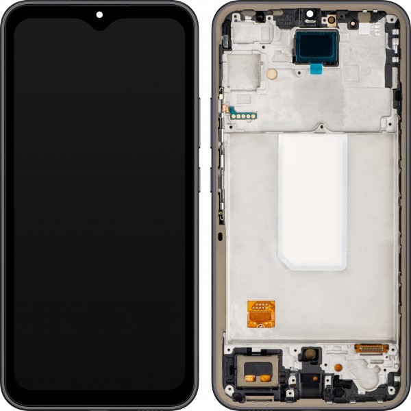 Display cu Touchscreen MP compatibil cu Samsung Galaxy A34 A346, cu Rama, Versiune OLED, Negru