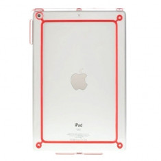 Husa bumper transparent+rosu pentru Apple iPad Air foto
