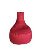Fotoliu tip para, Big Bean Bag, textil umplut cu perle polistiren, rosu