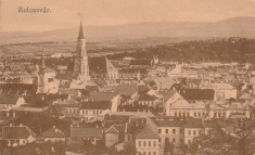 ROMANIA CARTE POSTALA - CLUJ - VEDERE GENERALA