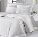Cumpara ieftin Lenjerie de pat dublu, Deluxe Jacqard Rimma White