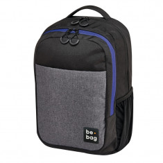 Rucsac Herlitz Be.Bag, Model Be.Clever, 43 x 30 x 18 Cm, Culoare Gri + Stilou Gratis foto