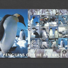 BRITISH ANTARCTIC TERRITORY 2003 FAUNA PINGUINI COTA MICHEL 50 EURO