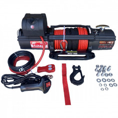 Troliu electric Grizzly Winch 12000lbs (5454Kg) raport 72.5:1 cu sufa sintetica OFM2200 foto