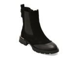 Ghete ALDO negre, 39723, din piele intoarsa