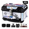 Cutie Topcase Moto ATV Scuter GS1 45L Negru Portbagaj Universal Cross Enduro