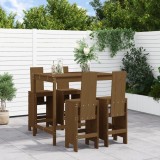 Set mobilier bar de gradina, 5 piese, maro miere lemn masiv pin GartenMobel Dekor, vidaXL